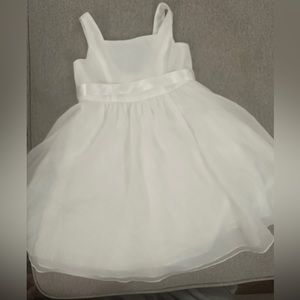 David’s Bridal Studio white chiffon tank dress great condition size 4